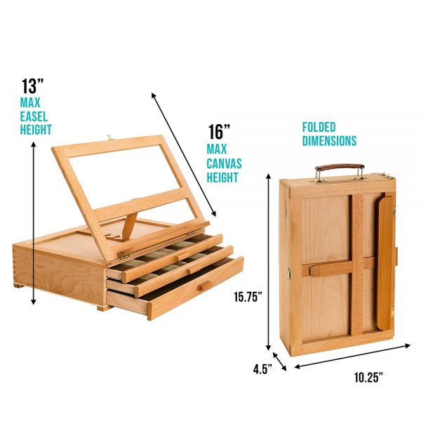 Three-layer Easel box HH-ES031