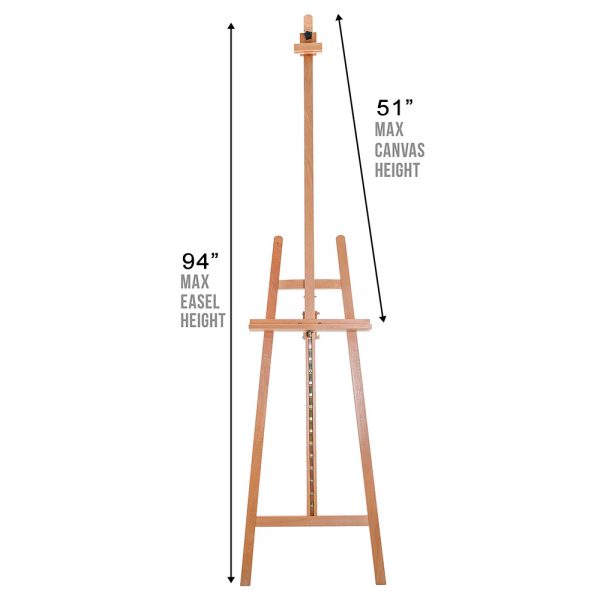 Adjustable Lyre Style Studio A-Frame Artist Easel HH-EA009