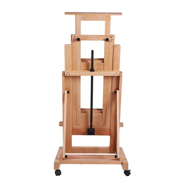 Adjustable Single Metal Handle Studio Beech Easel - No.HH-EL002