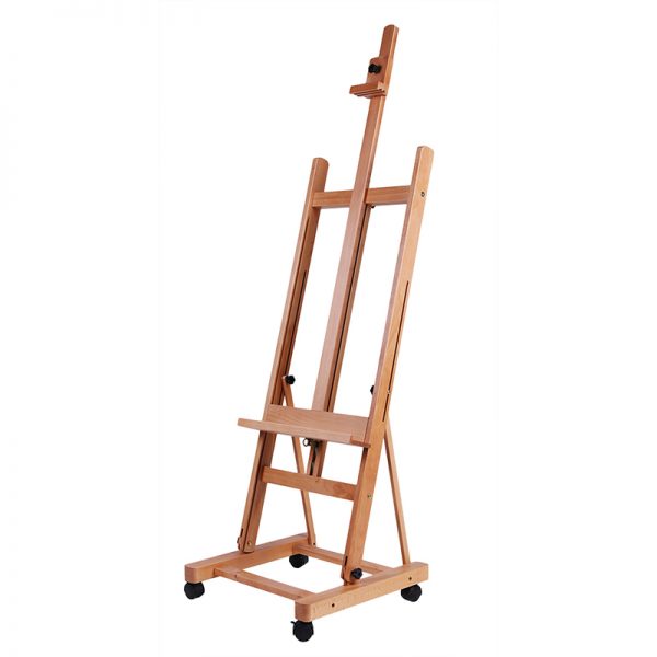 Adjustable Classic H Frame Studio Beech Easel - No.HH-EL026