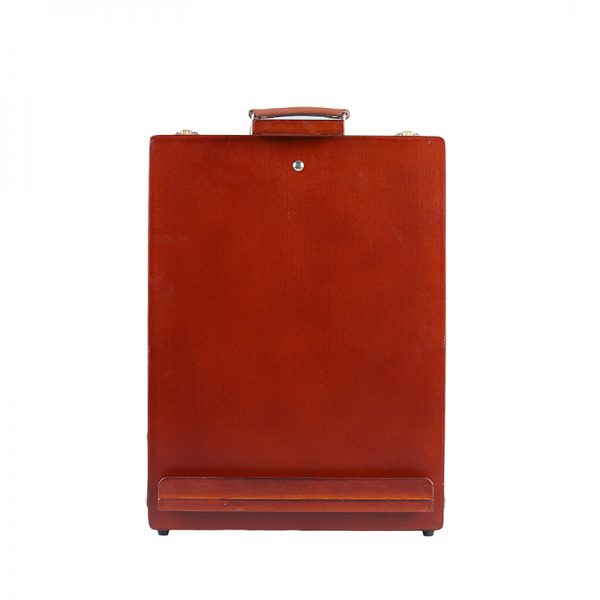 Portable Dark Red Table Top Easel Box - No.HH-EBX002