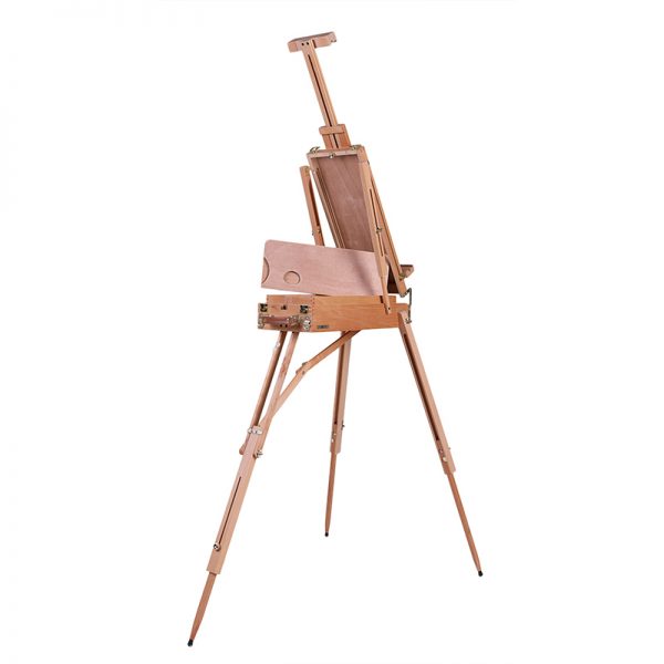 Small Box Wooden French Style Field and Studio Sketchbox Easel with Drawer - No.HH-EBX005