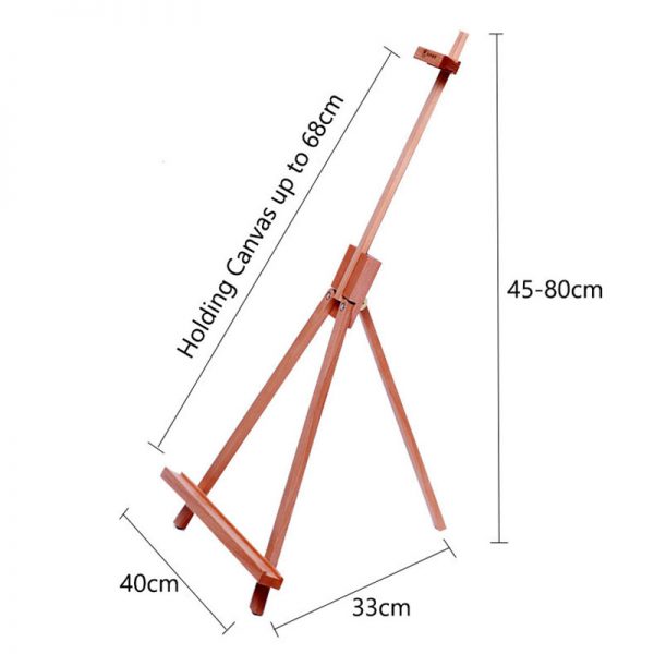 Tabletop Wood Folding A-Frame Artist Studio Easel - No.HH-ES008