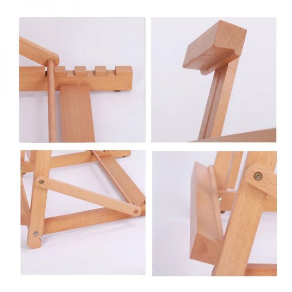 Tabletop Wooden H-Frame Studio Easel - No.HH-ES011B