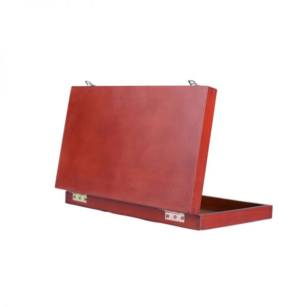 Dark Red Color Table Top Easel Box - No.HH-H001